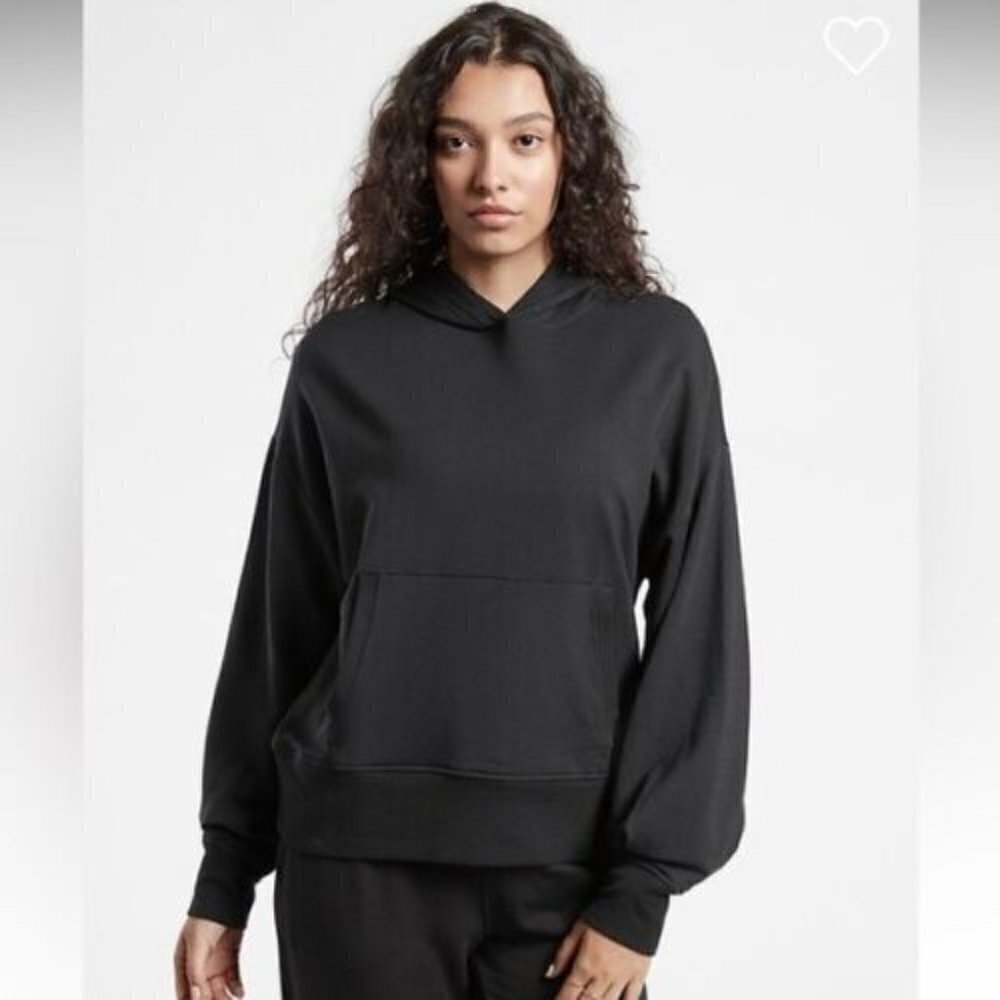 Athleta Balance Hoodie Black Small‎